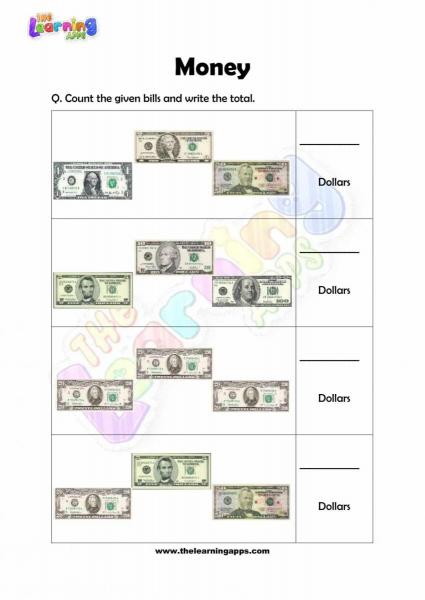 Money Worksheet - Grade 2 - Activity 5