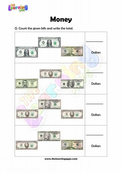 Money Worksheet - Grade 2 - Activity 6