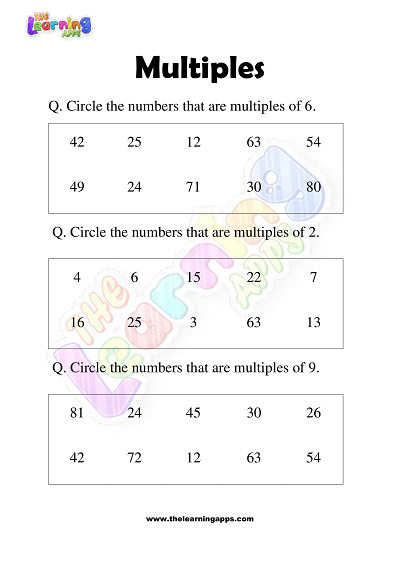 Multiples-Worksheets-Class-3-Activity-3