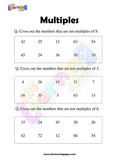 Multiples-Worksheets-Class-3-Activity-6