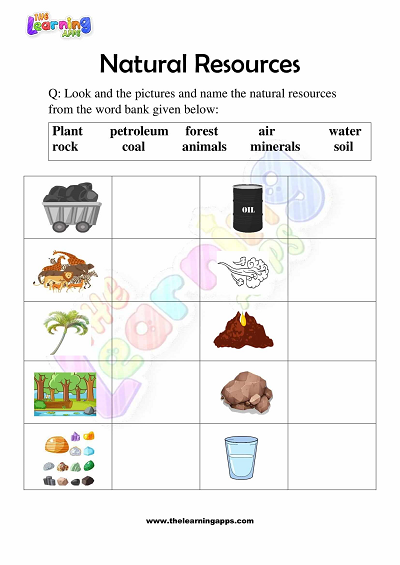 Natural-Resources-Worksheets-for-Grade 3-Activity-1