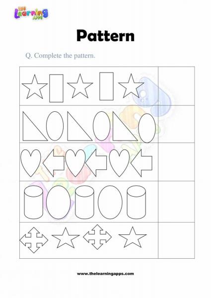 Pattern Worksheet - Grade 2 - Activity 10