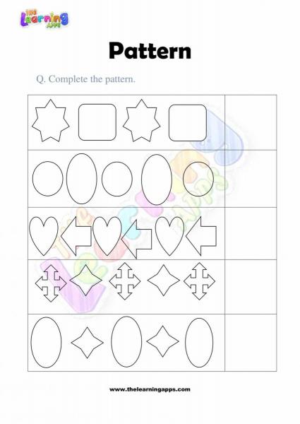 Pattern Worksheet - Grade 2 - Activity 5