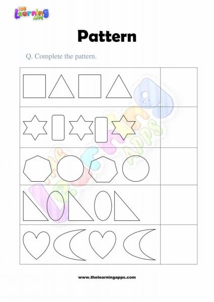 Pattern Worksheet - Grade 2 - Activity 7