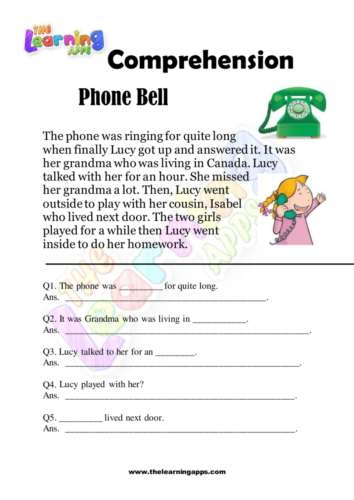 Phone Bell Comprehension