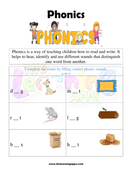 Phonics Worksheet 09