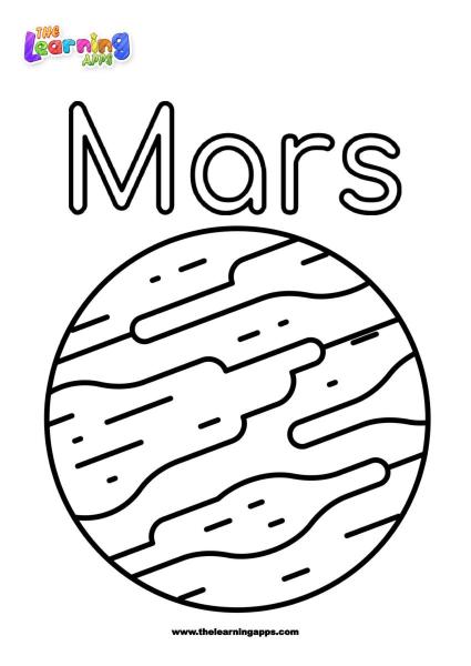 Planets-Coloring-Worksheet-Mars