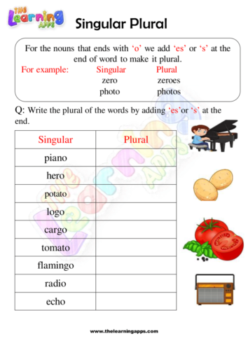 Plurals Worksheets 04