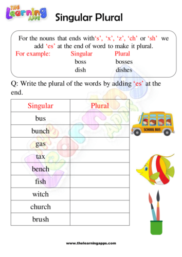 Plurals Worksheets 06
