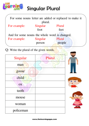 Plurals Worksheets 10