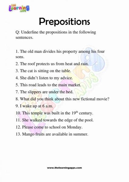 Prepositions-Worksheets-Grade-3-Activity-10