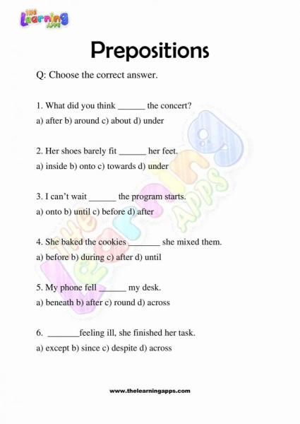 Prepositions-Worksheets-Grade-3-Activity-5