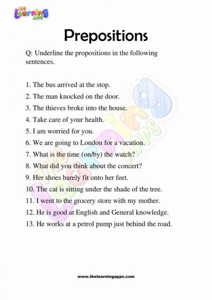 Prepositions-Worksheets-Grade-3-Activity-9