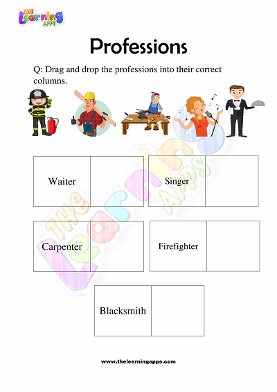 Professions-Worksheets-for-Grade 3-Activity-8