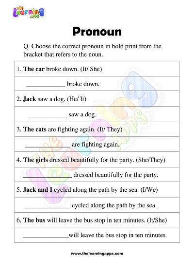 Pronoun-Worksheets-Grade-3-Activity-3