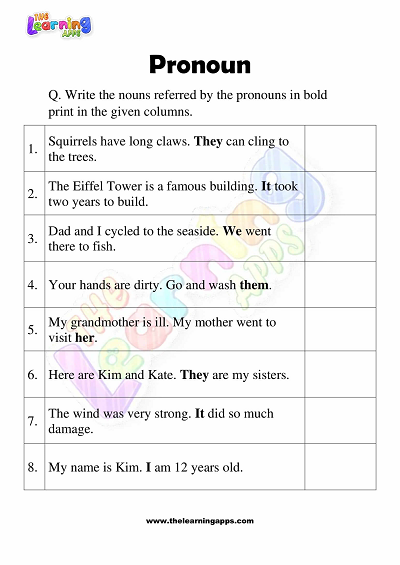 Pronoun-Worksheets-Grade-3-Activity-5
