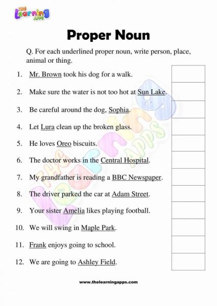 Proper-Noun-Worksheets-Grade-3-Activity-4