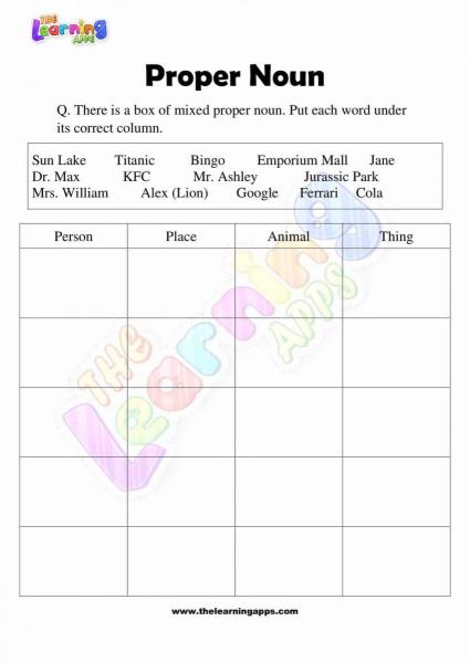 Proper-Noun-Worksheets-Grade-3-Activity-5