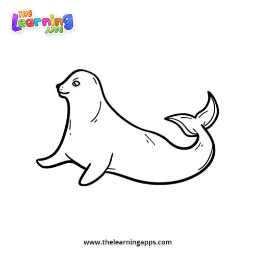 Seal Coloring Worksheet