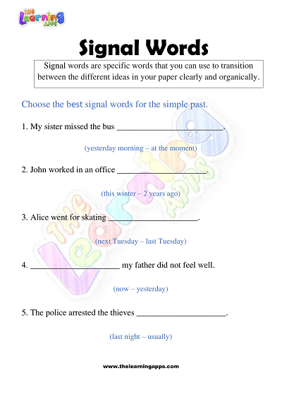 Signal-Words-Worksheets-for-Grade-3-Activity-3
