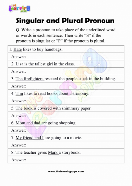 Singular-and-Plural-Pronoun-Worksheets-Grade-3-Activity-5