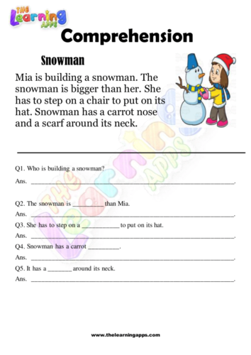 Snowman Comprehension