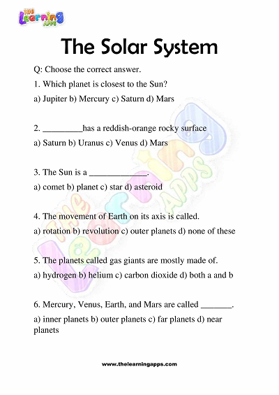 The-Solar-System-Worksheets-Grade-3-Activity-1