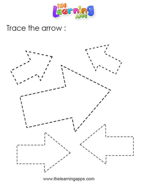Arrow Tracing Worksheet 