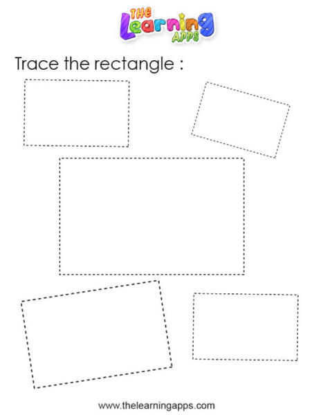Trace the Rectangle Worksheet