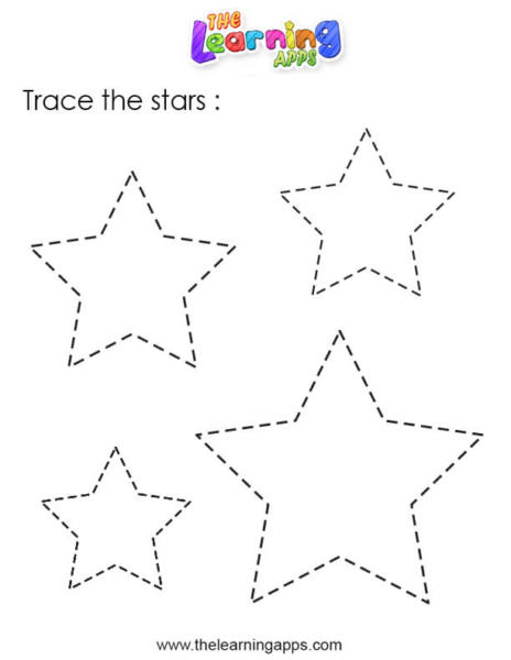 Trace the Star Worksheet