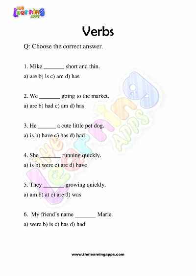 Verbs-Worksheets-for-Grade-3-Activity-1
