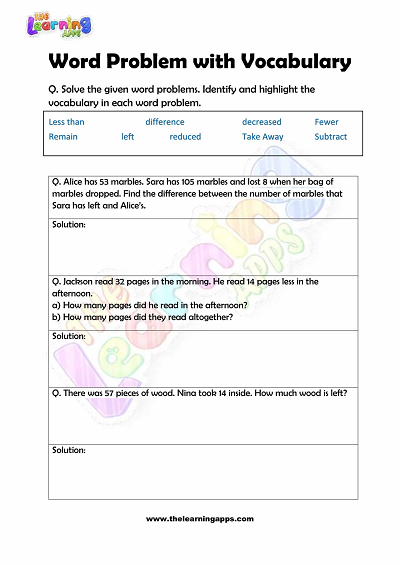 Word-Problem-with-Vocabulary-Worksheets-Grade-2-Activity-9