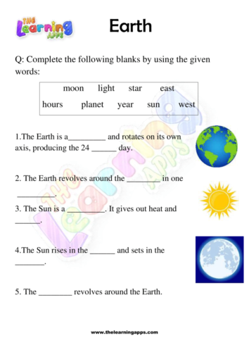 Earth Worksheets 05