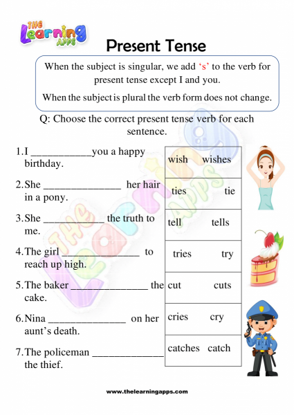 Simple-Present-Tense-Worksheets-for-Class-1-Activity-6